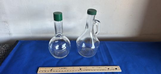 Vintage glass $5 for both