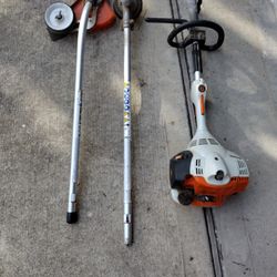 Stihl Kombi Motor With Attachments 