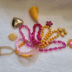 bracelet set / butterfly necklace set