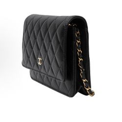 CHANEL Chanel gold buckle diamond leather chain chain shoulder strap grain embossed lychee pattern cowhide(p540)57