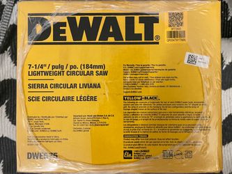 New DeWalt DWE575 71/4 lightweight circular saw brand new inbox