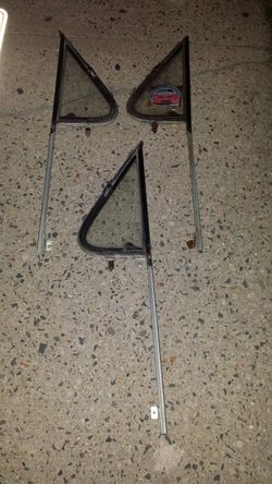 Early Ford truck side latch windows right left and spare