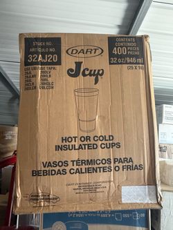 Dart J Cup 32oz Insulated Cups 400 Count