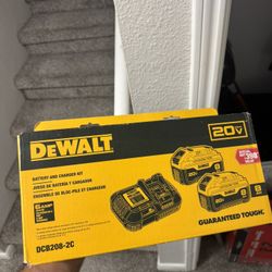 Dewalt Battery’s And Charger 