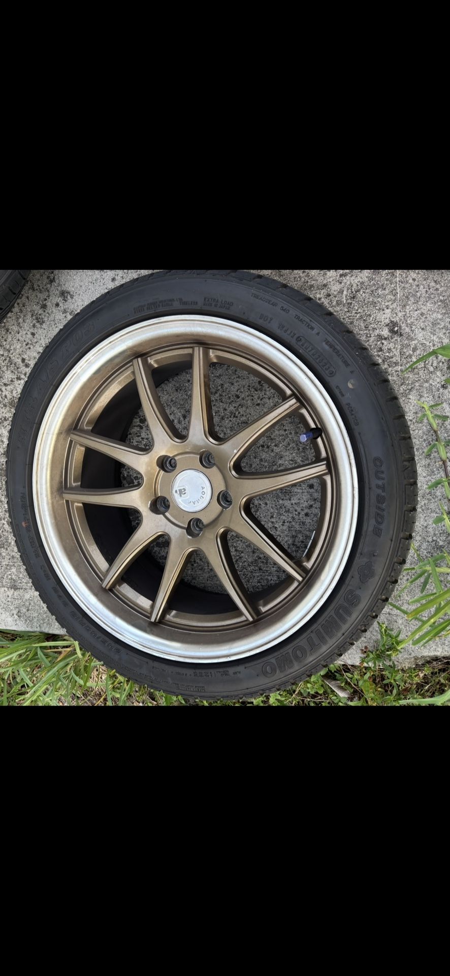 Adhoan Ds02 18x 8.5 Offset 35mm 1 Wheel