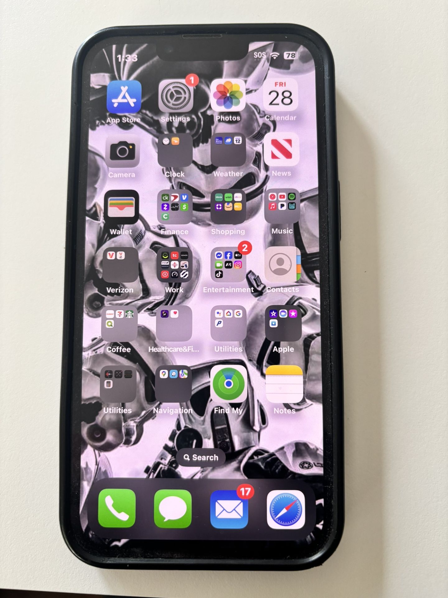 Used iPhone 13 w/ Back Glass Broken