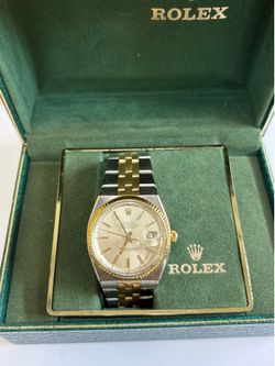 Genuine Rolex Oysterquartz 1630 two tone Men’s wristwatch