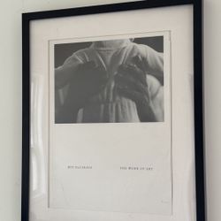 Black Art Framed Photo Hands Holding Child