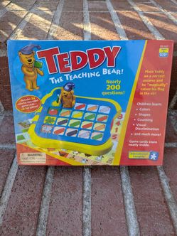 Teddy The Teaching Bear Kids Learning Game  