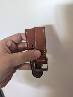 Genuine leather fossil strap for watches - 24mm