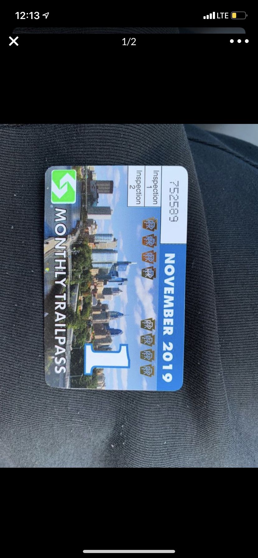 Trail pass for December now