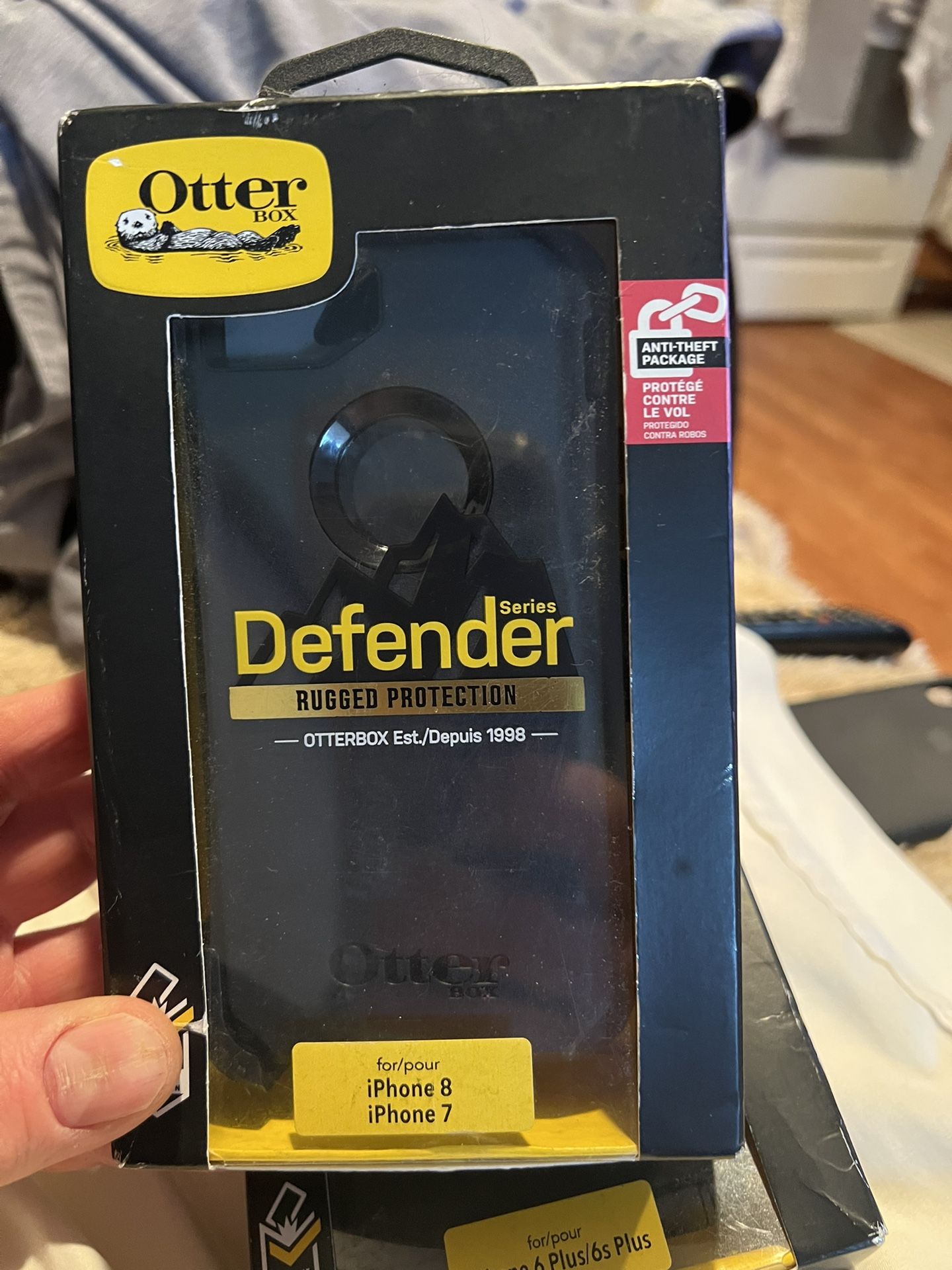 Black Otter Box Case IPhone 7&8