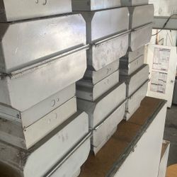 Fluorescent Lights In Assembly Frame With Wiring