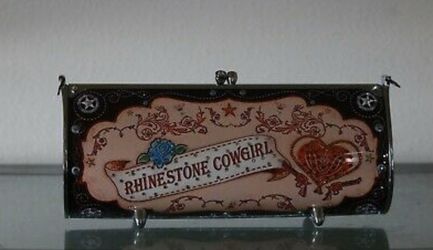 Rhinestone cowgirl handbag, purse | Beautiful Design| Vintage look