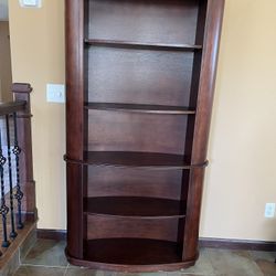 Bookcase - Dark Brown Wood