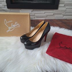 Christian Louboutin Bianca Patent Leather Heels Size EU 39 US 8.5