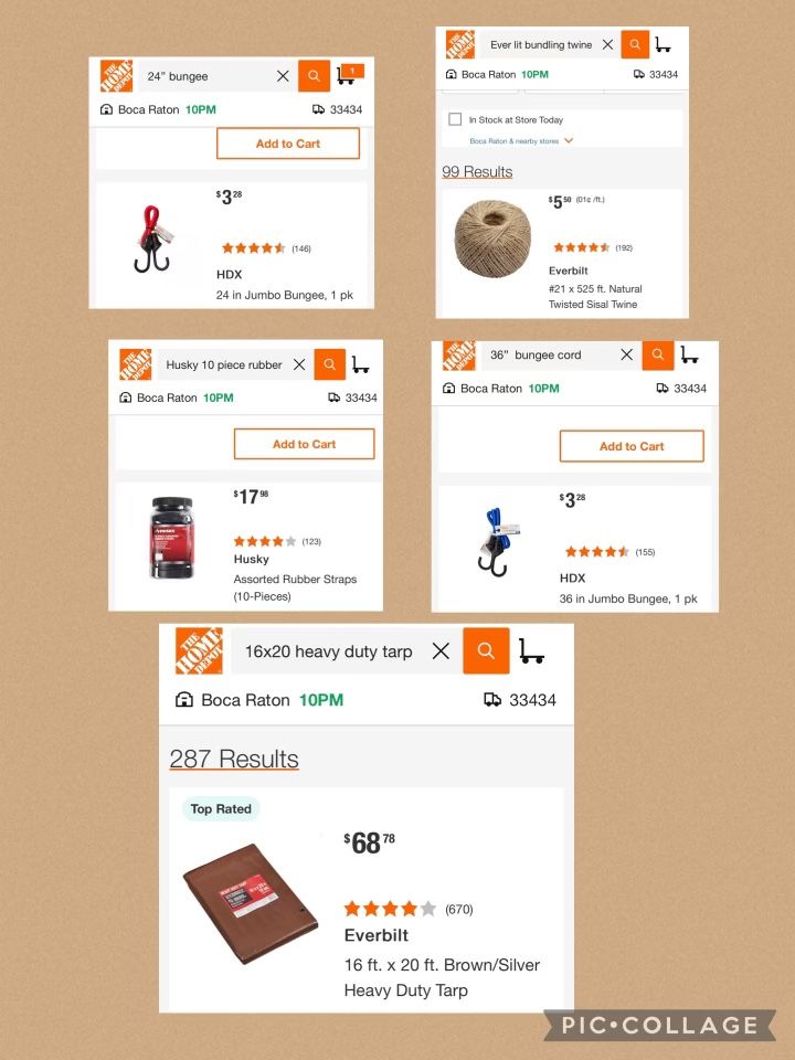 Heavy Duty Tarp & Accessories