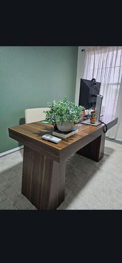 Walnut wood desk
