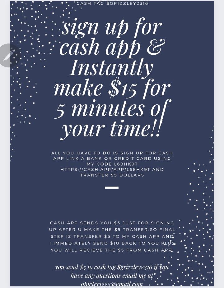 receive $15 for signing up for cash app only takes a few minutes