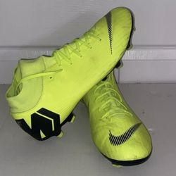 Men Nike Superfly 6 FG/MG Soccer Cleats Volt/Black BX32 Sz 12