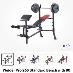 weider pro  265 standard