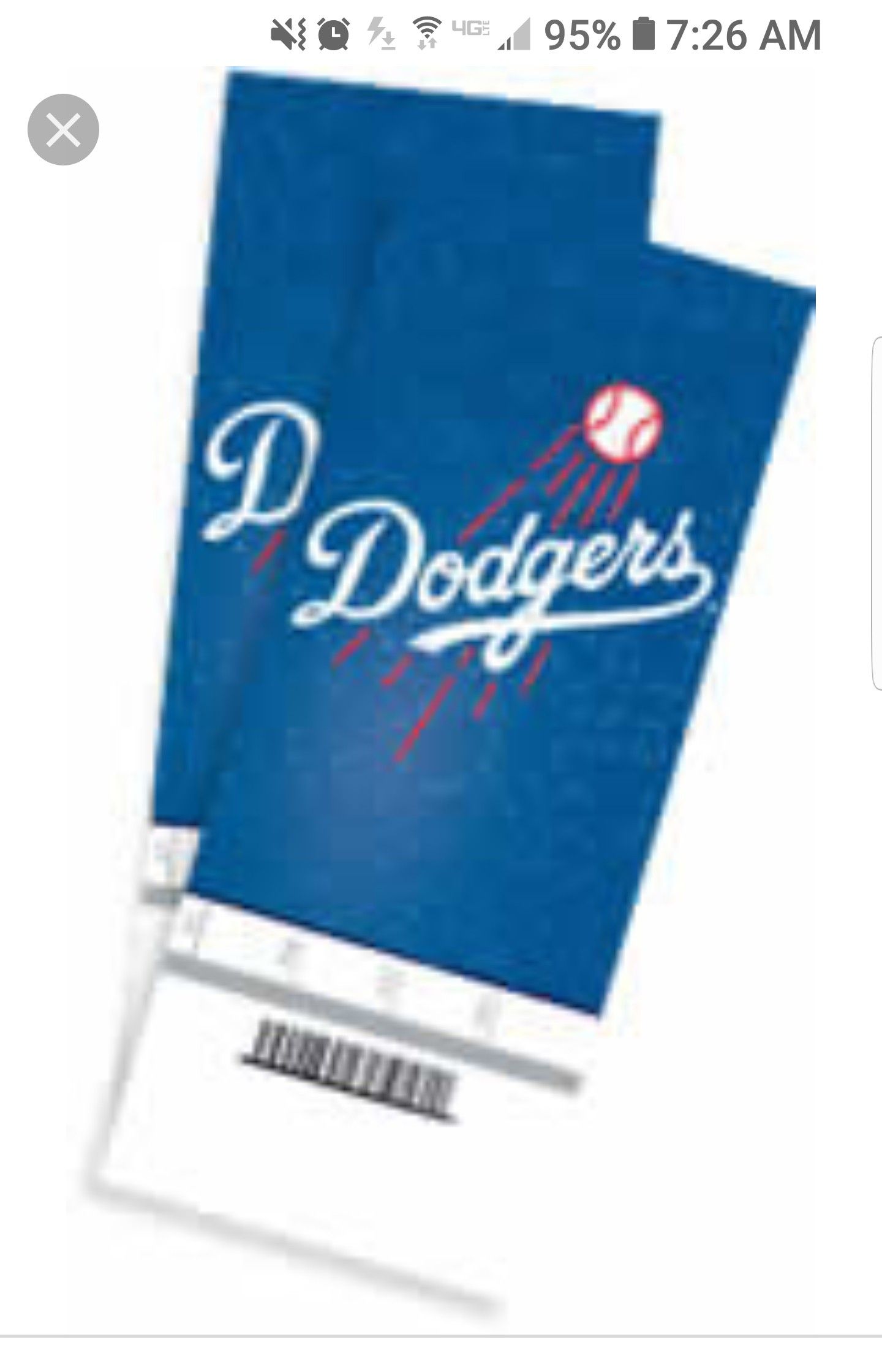 2 Dodgers vs Diamondbacks tickets