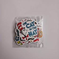 THE CAT IN THE HAT 42 PC STICKERS 