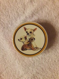 4 Chihuahua coasters