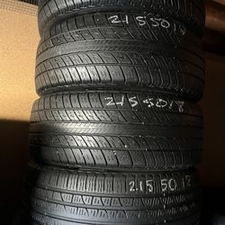 215-50-18 All Four Tires 💰💰💰💰