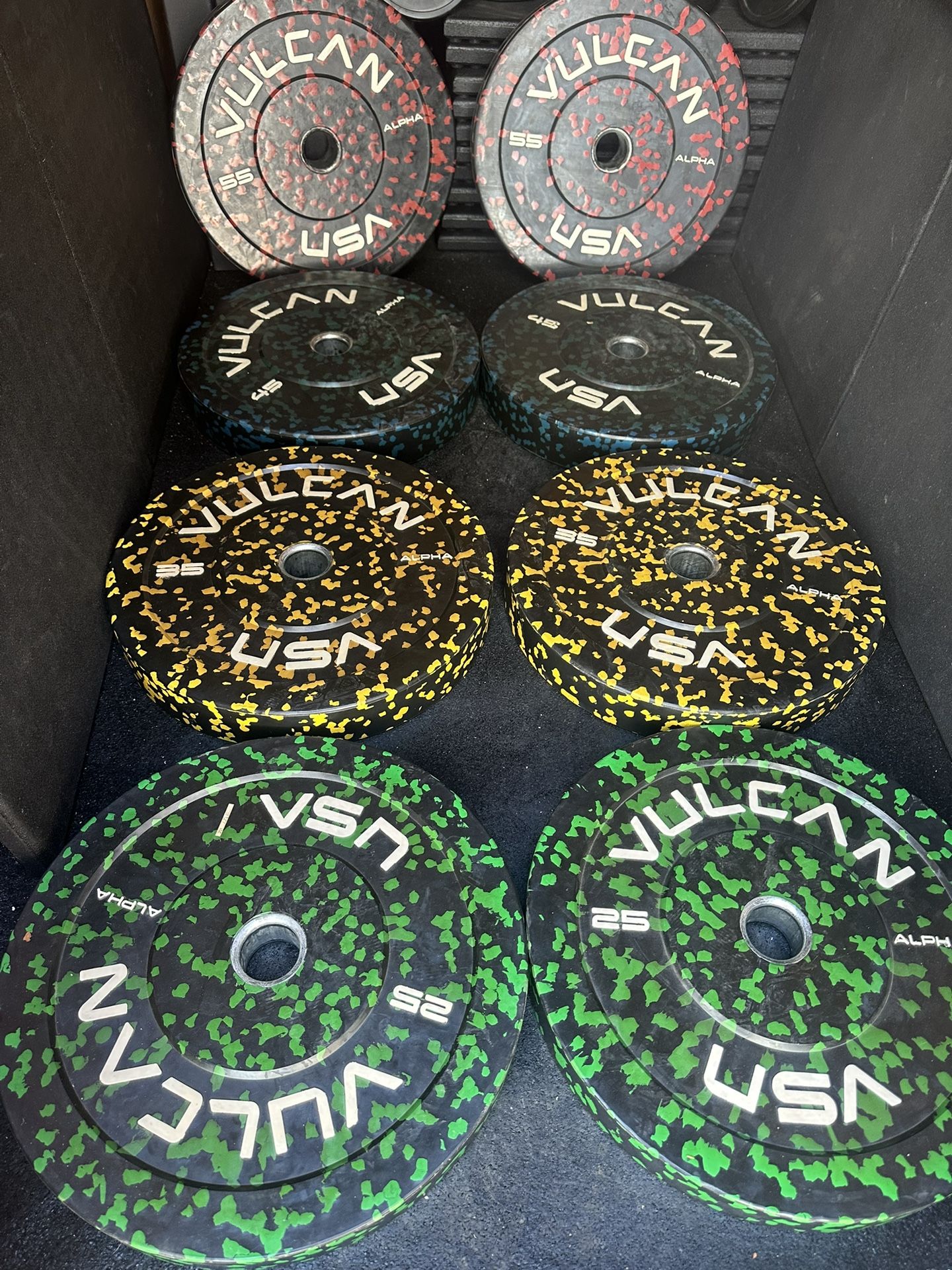 VULCAN BUMPER WEIGHT PLATES