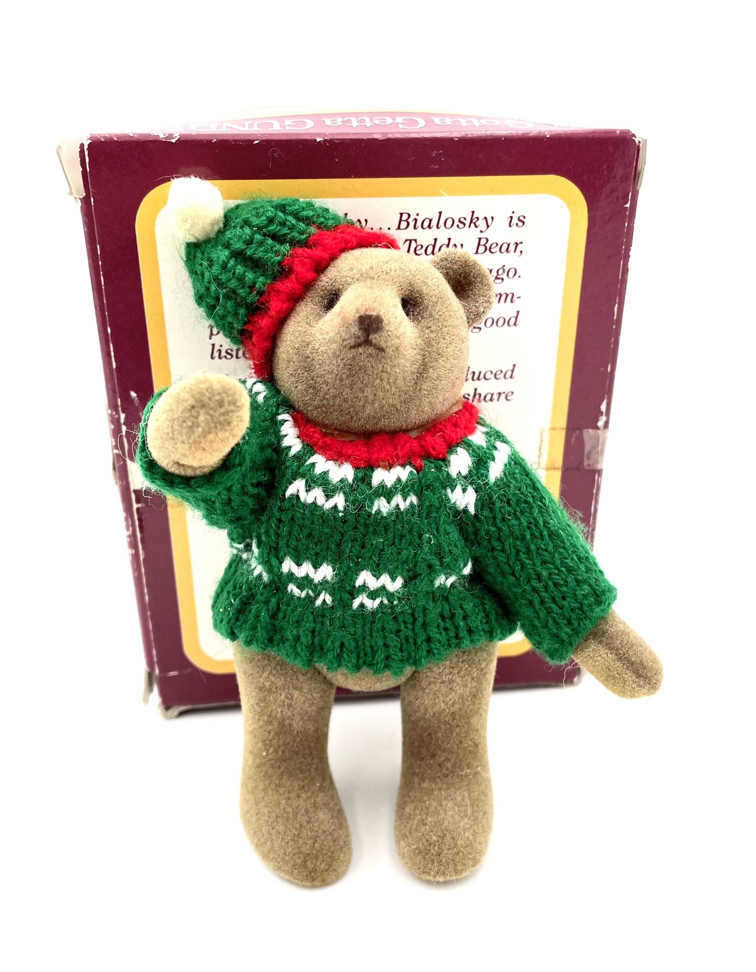 1982 Ltd Ed GUND 6" jointed TEDDY BEAR by Bialosky & Friends