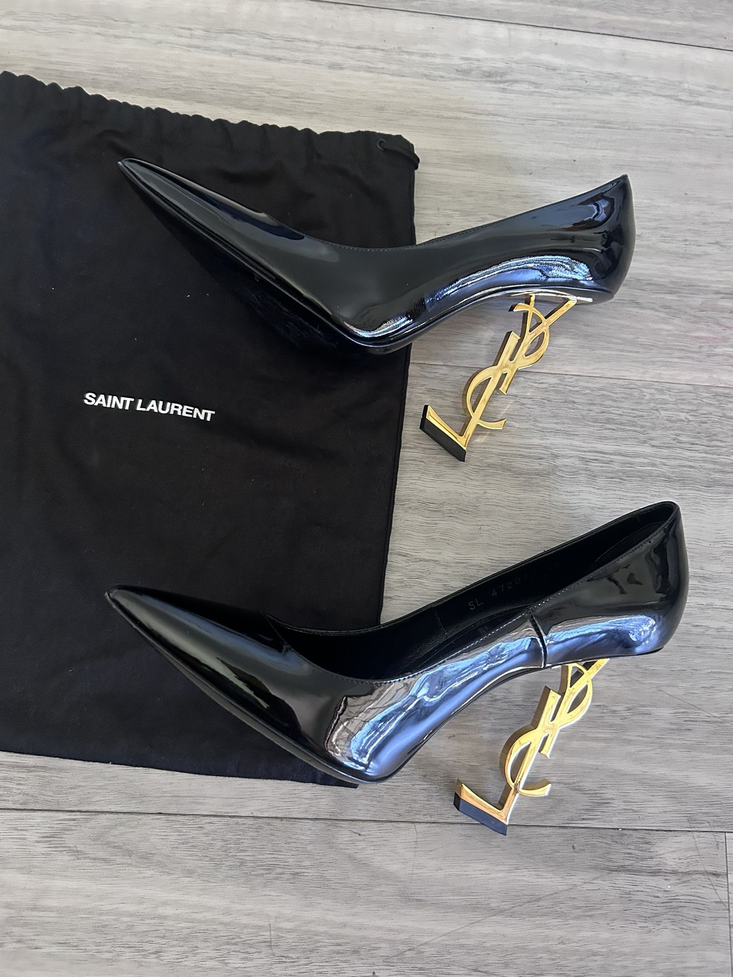 YSL Black Women High heel