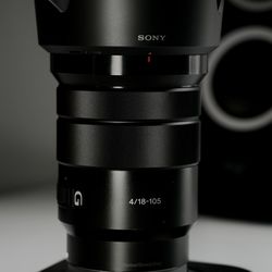 Sony 18-105mm f/4 G OSS Lens – Mint Condition – Sharp + Smooth Zoom