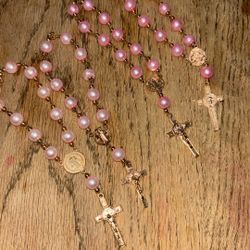 Pink Small Rosaries 