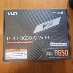 New MSI Pro B650-S WiFi Motherboard