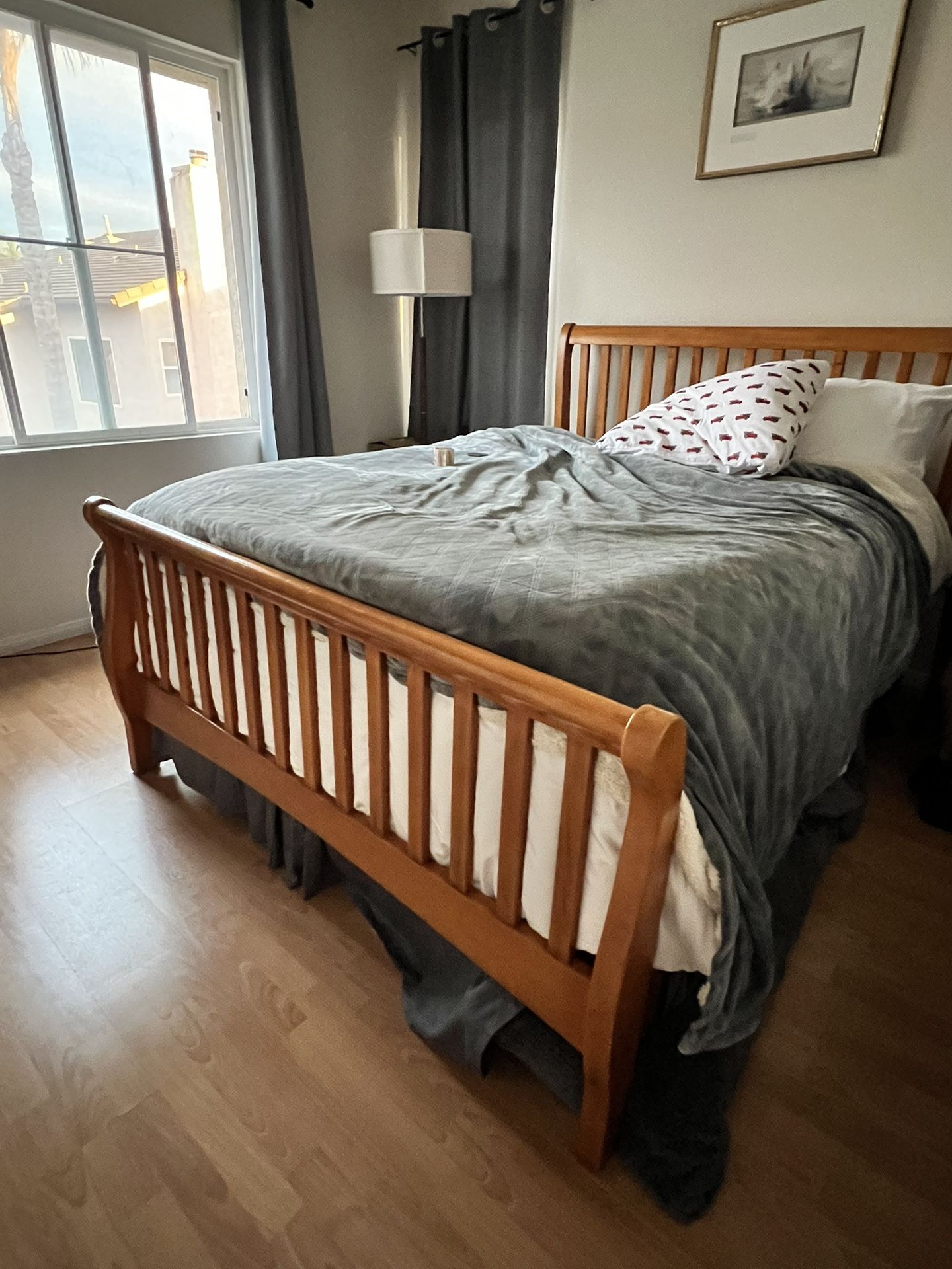 Queen Wooden Bed Frame