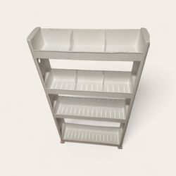 Plastic Storage Shelf Organizer Rack