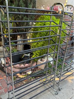 Like New shoes racks Size 5 feet tall, 30” inch long, 9.5 inch deep , Capacity 45 or 50 pair of shoes, 20.00 each has two, cash only Pasadena p/ up