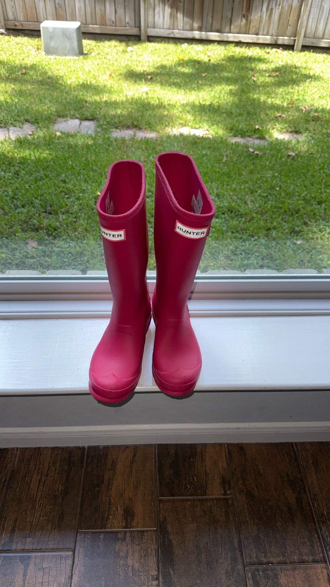 Girls hunter Boots Size 2