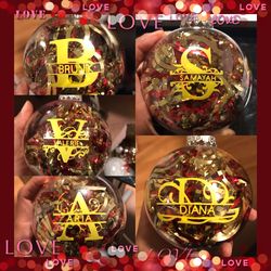 Custom ornaments for Xmas