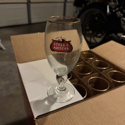 Stella Artois Beer Glasses Cups 