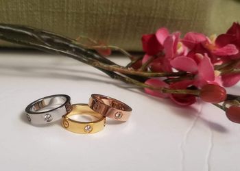 Love Ring With Stones