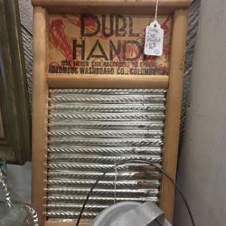 Small Washboard Vintage Decor 