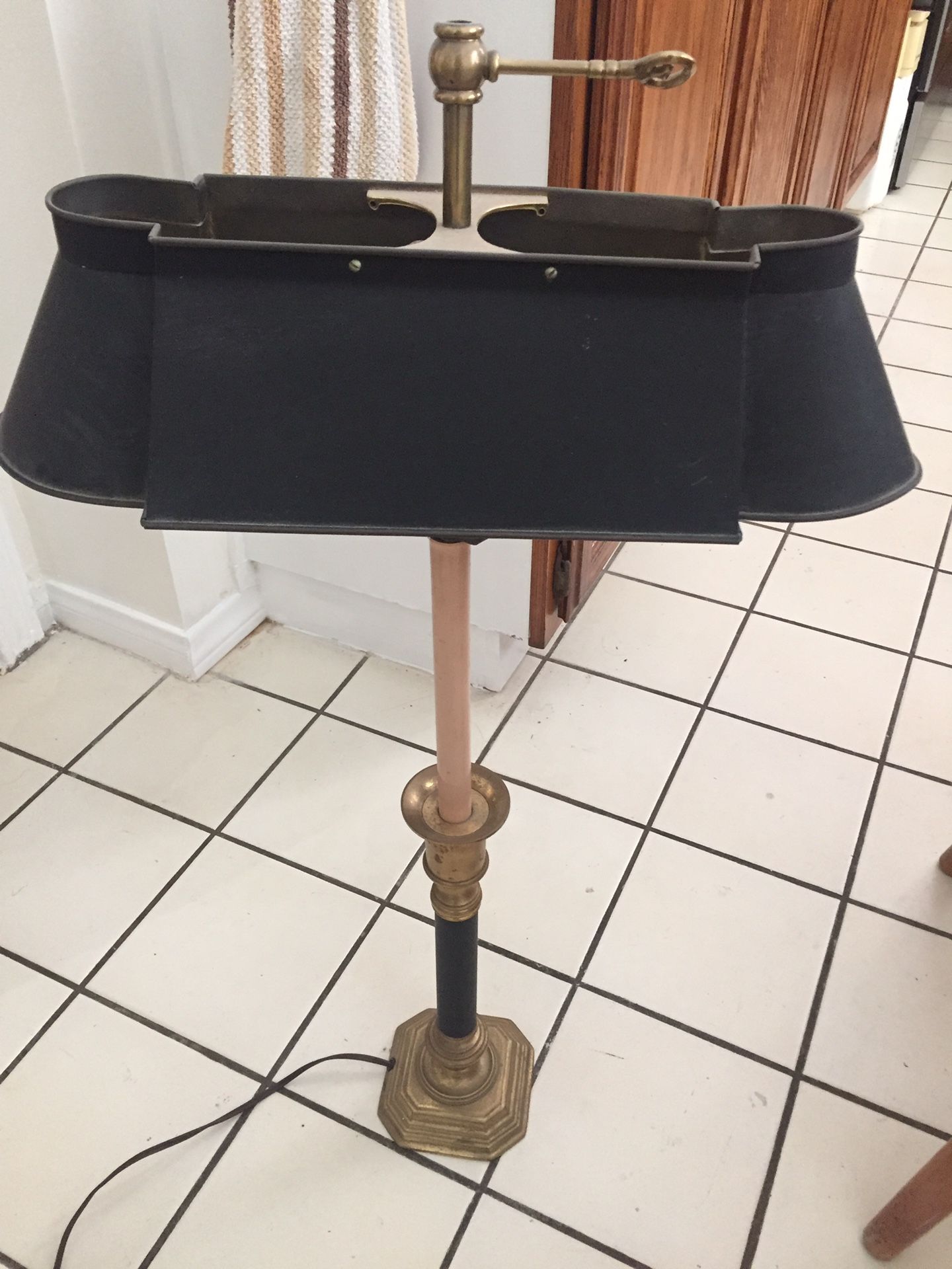 Antique Table Brass Lamp