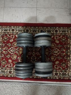 Set Of 2 Adjustable Dumbells 30 Each