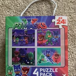 PJ Mask Puzzle 4 Pack - 96 Piece Set