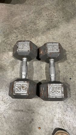 35 pound dumbbells