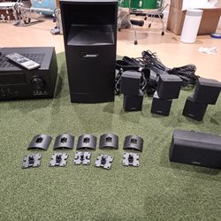 Bose HOME THEATER SYSTEM WITH Yamaha Reciever