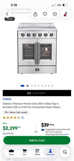 Electric stove new luxury