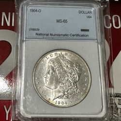 1904-0 $1 DOLLAR NNC MS-65 MORGAN DOLLAR  ❌❌OPEN TO TRADES❌❌